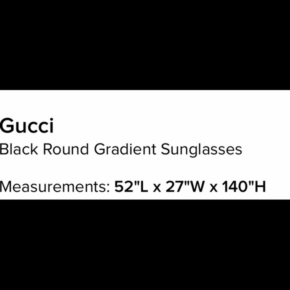 SOLD-Authentic Gucci Sunglasses - Picture 5 of 5